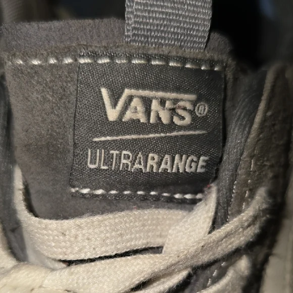 Vans Ultrarange Gray and White Sneakers - Picture 2 of 6